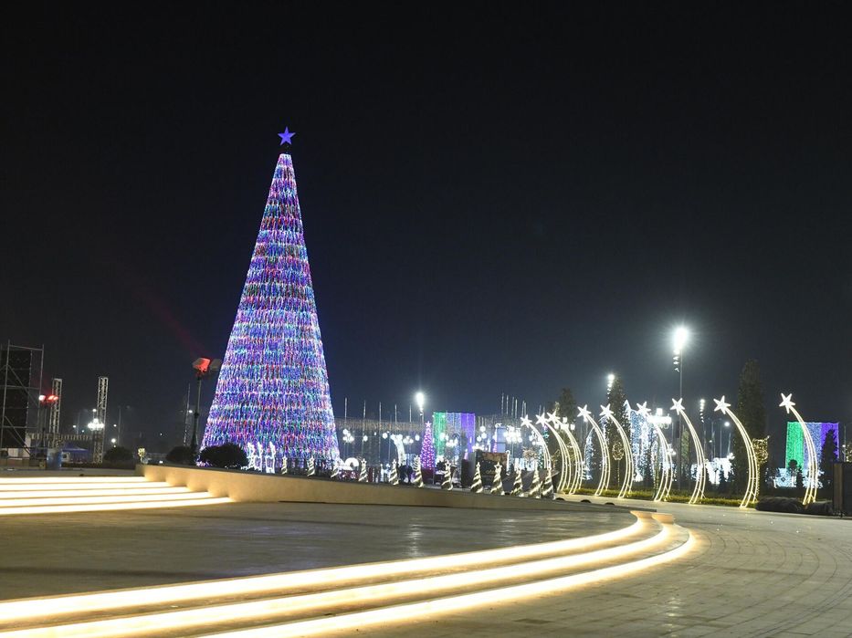 Арча урнатиш/Освешения/Оформления/Гигант кор  парчалар