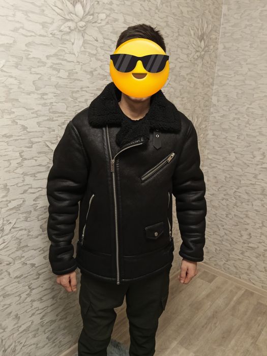 Продам мужскую натуральную дублёнку.Размер 48.в идеальном состоянии.бу