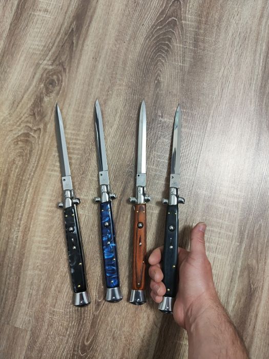 Briceag italian Stileto 34cm - cuțit cu buton automat , nou sigilat