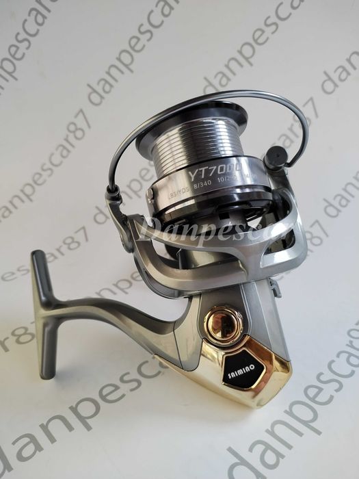 Mulineta SAIMINO YT7000 Long Cast pentru crap Capacitate: 0,25mm/400m