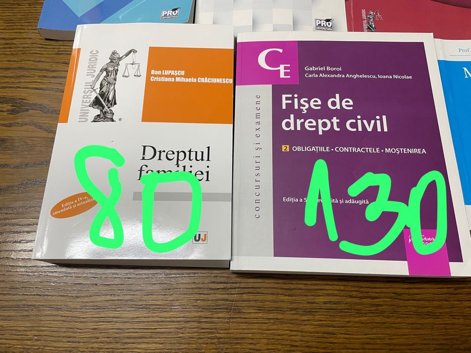 Vând cărți de drept