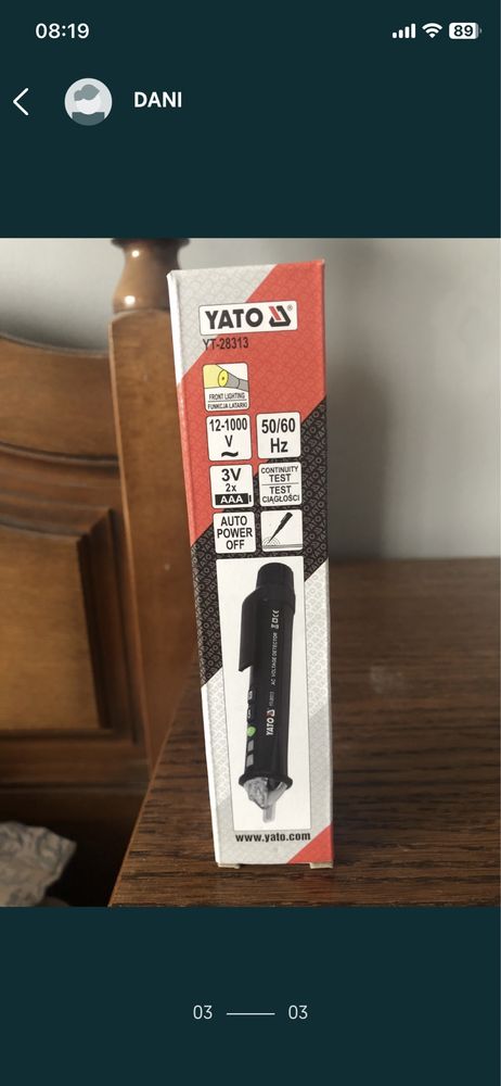 Tester de tensiune yato nou