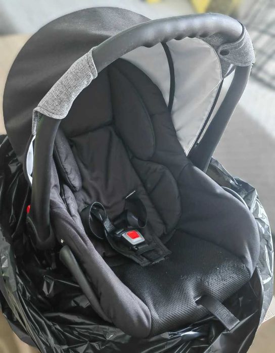 Carucior 3 in 1 / Krausman – Jet Black, Bonus - Balansoar Lorelli