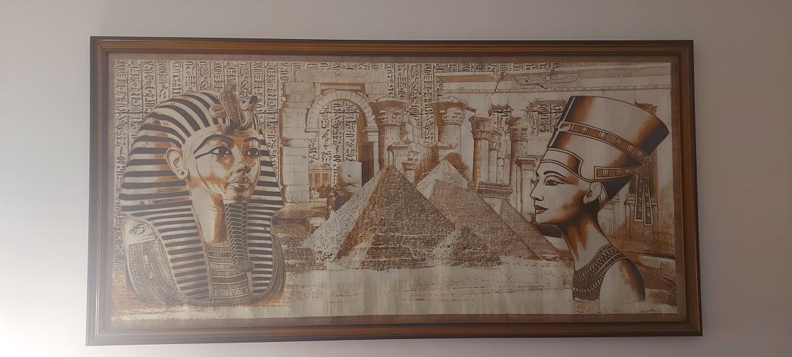 Vand 2 tablouri din papirus original Egyptian - Accept schimburi!