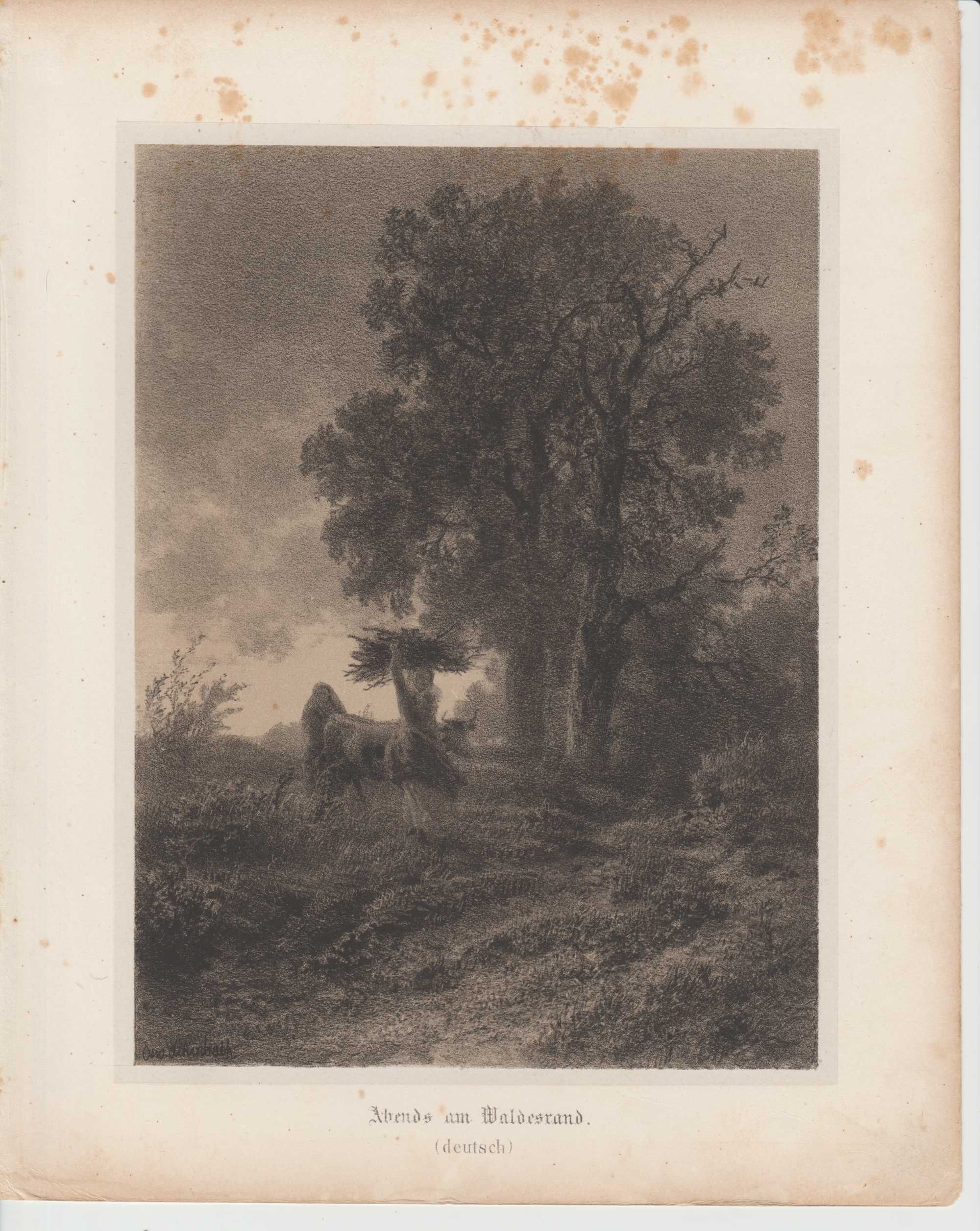 Album de arta - Duesseldorfer Kuenstler Album 1855