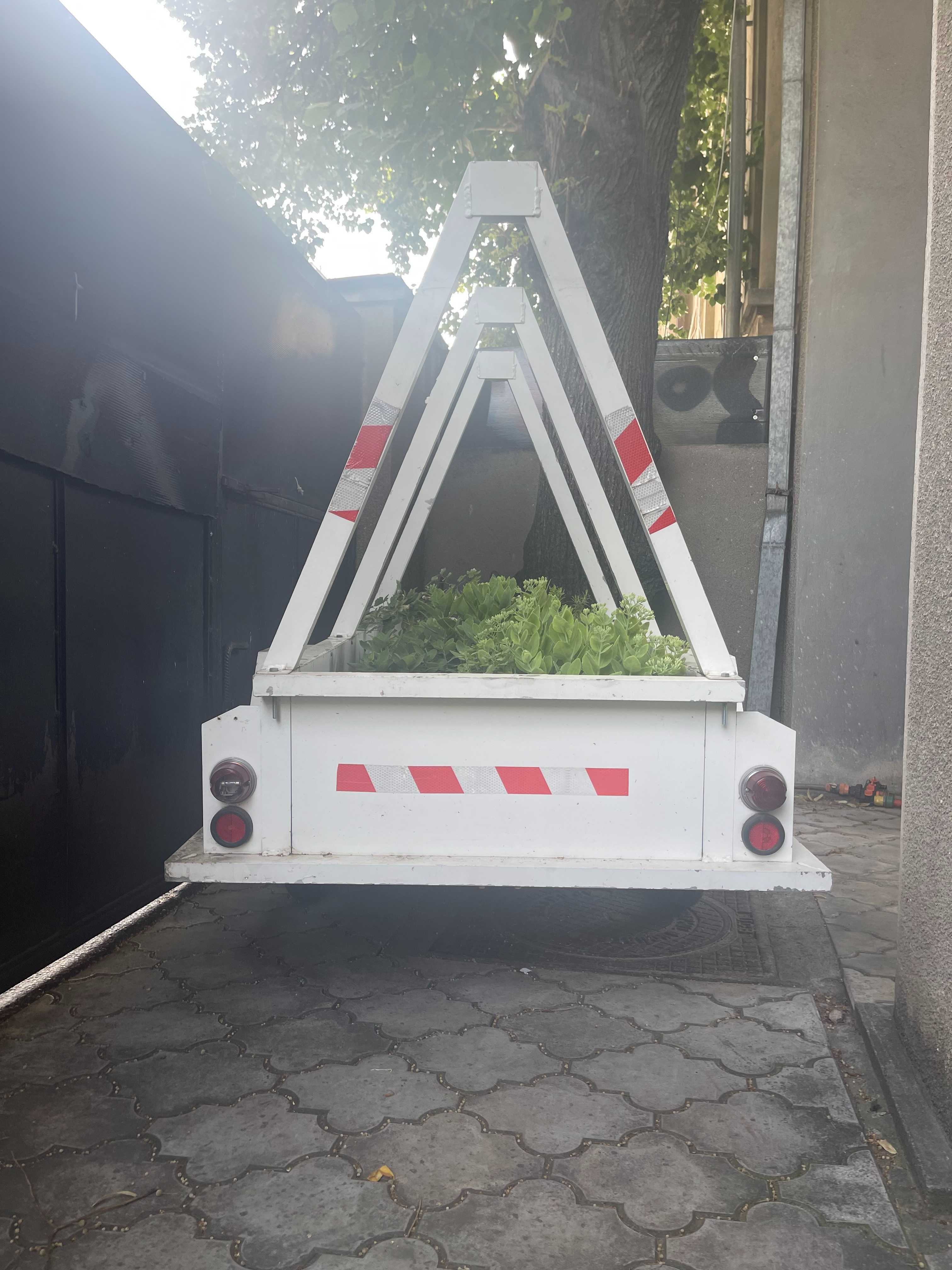 Remorca duraluminiu pentru bicicleta