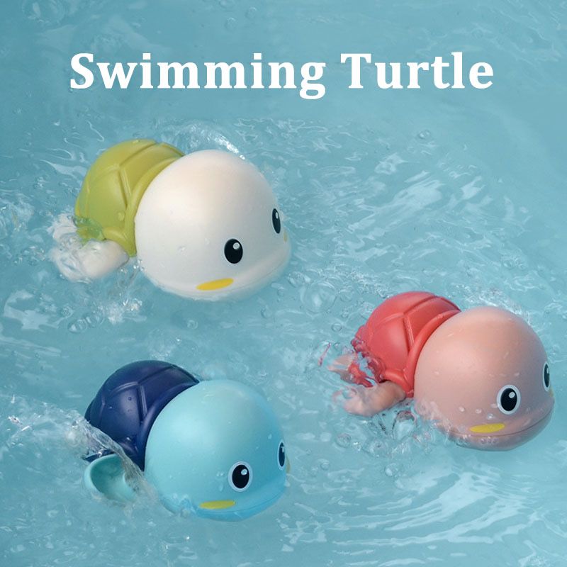 Заводная черепаха для купание с малышом. Интерактивная