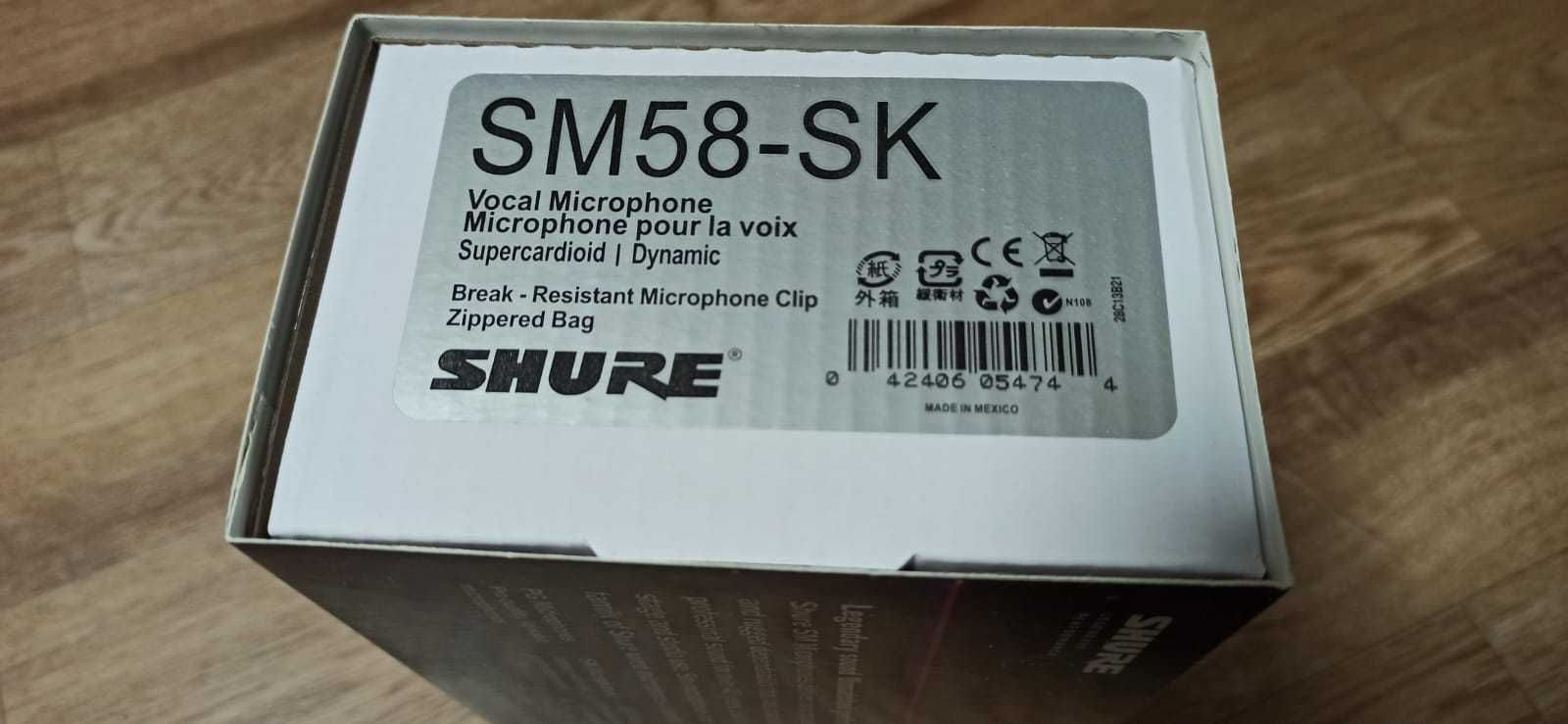 Микрофон Shure sm 58 новый