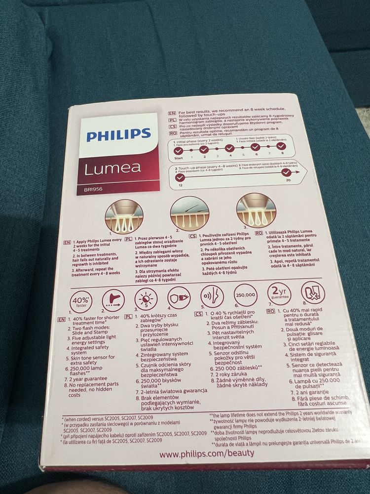 Epilator ipl philips lumea BRI956