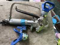 Pistol pulverizare fara aer Contractor FTc,tragaci cu 4 degete.