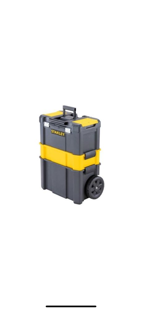 Trusa scule stanley essential cu roti