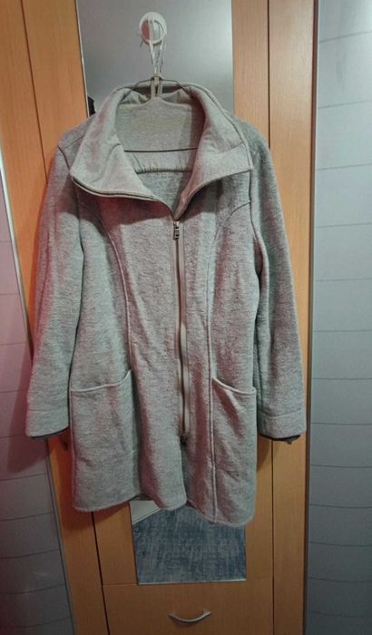 Palton Disana din lână merinos fiartă