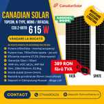 Canadian Solar 615w panou fotovoltaic N-Type (ca Jinko, Longi, Trina)