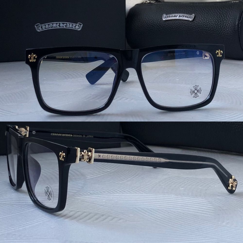 Очила за компютър Диоптрични рамки прозрачни слънчеви chrome hearts