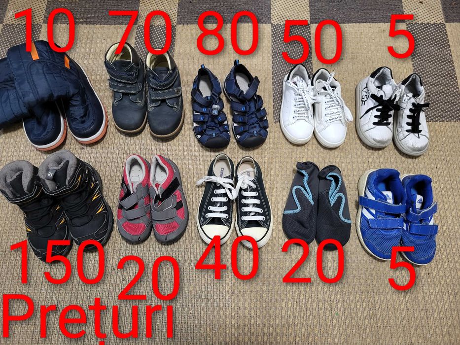 Încălțăminte copii fete baieți unisex