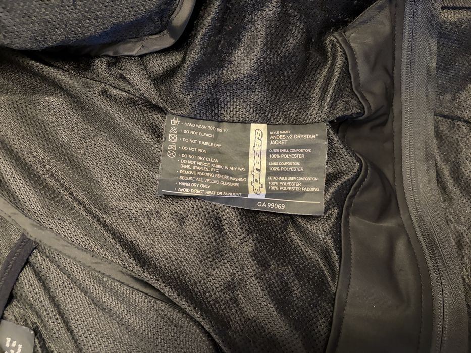 Geaca moto barbati Alpinestars Andes V2 Drystar