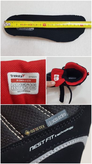 Ghete iarna noi Treksta Cobra ll Mid Gore-Tex, Icelook nr 32 EU unisex