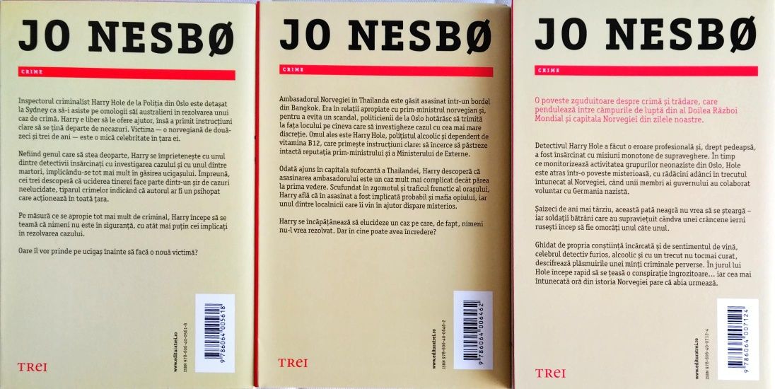 Jo Nesbo - set primele 5 volume