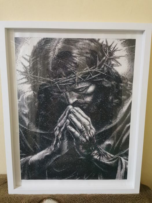 Tablou cu diamante  Iisus  40x50 cm