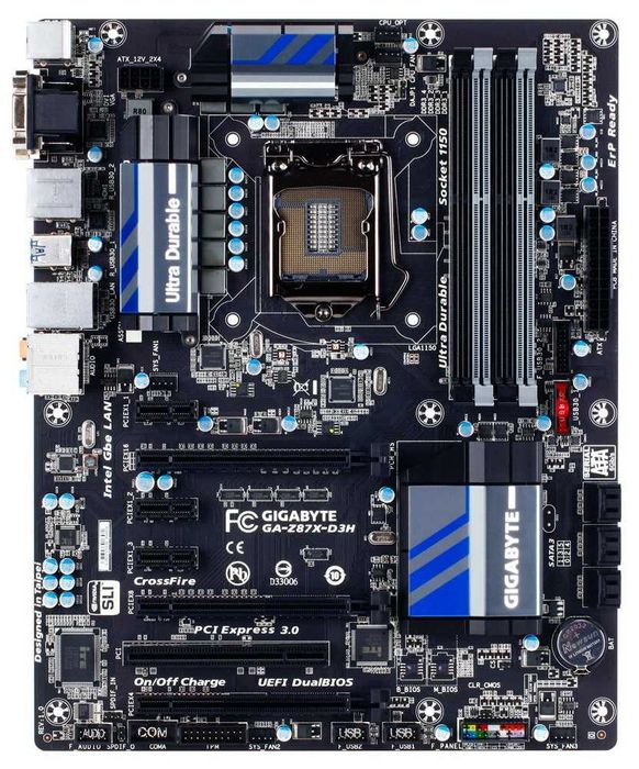 Дъно Дънна платка GIGABYTE GA-Z87X-D3H 1150 DDR3 OVERCLOCK