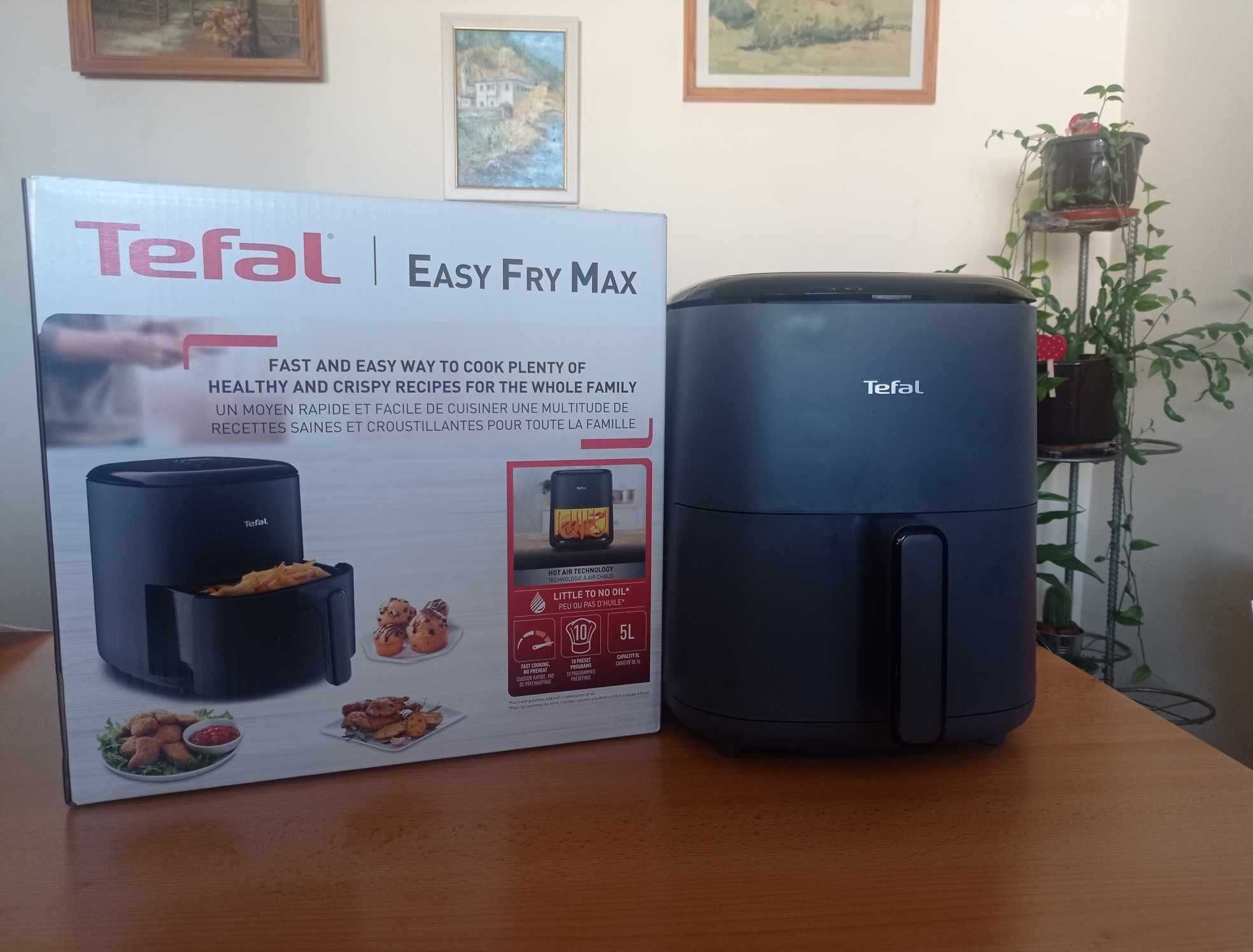 Еър фрайър TEFAL EASY FRY MAX EY245B10, 5 kg., в гаранция