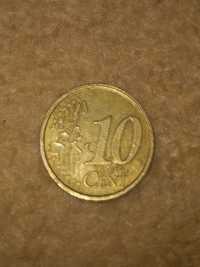 Monedă veche de 10 cenț în euro