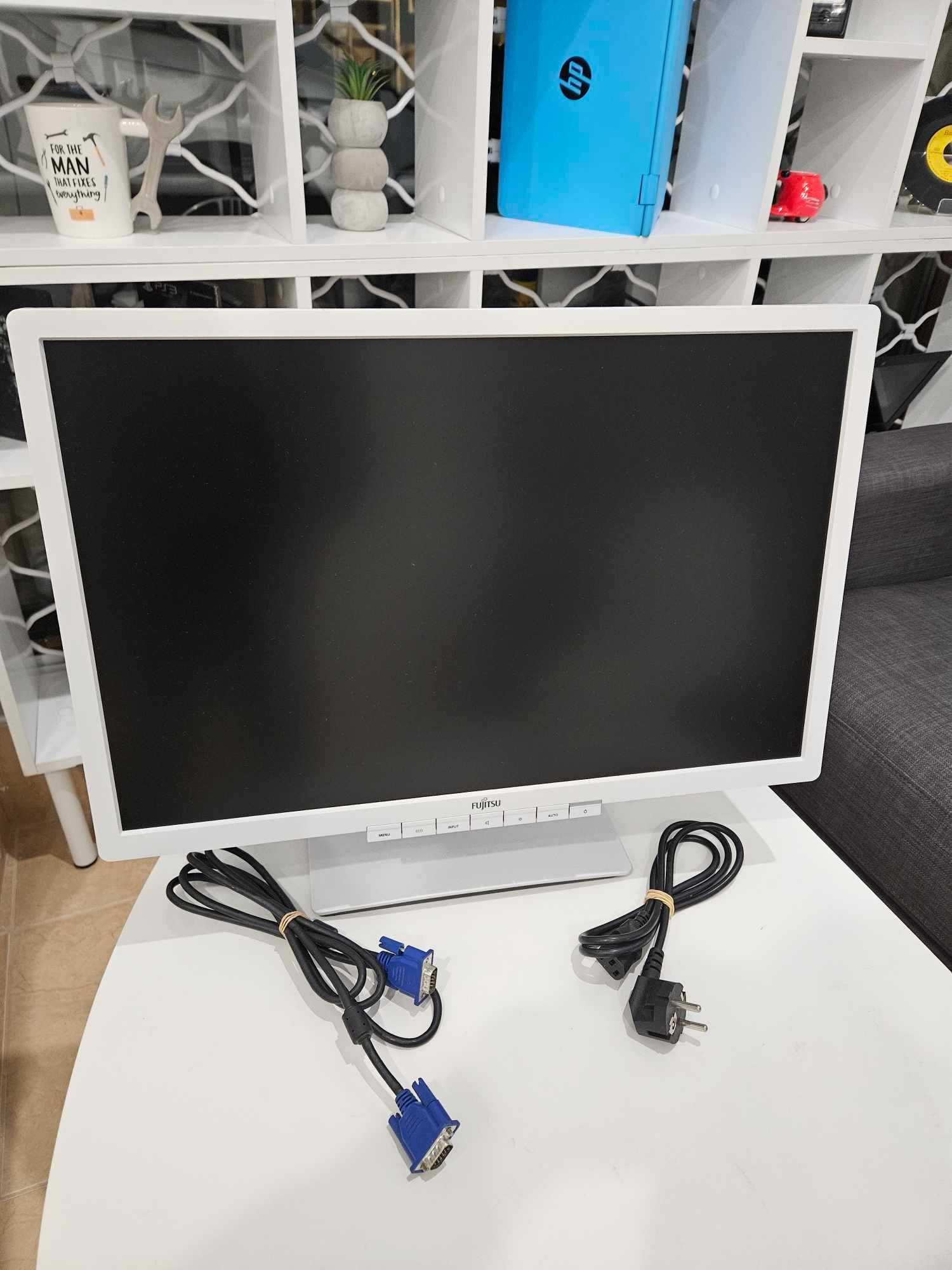 +Гаранция! Монитор Fujitsu B22W-6 LED 22" инча + кабели