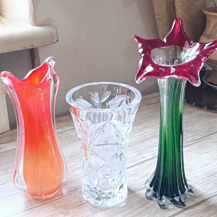 Вазы для цветов  3 штуки