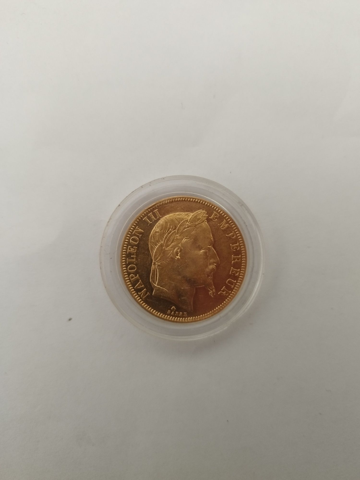 50 златни франка Наполеон с венец