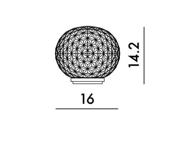 Lampa de masa Mini Planet, Kartell. (NOUĂ)