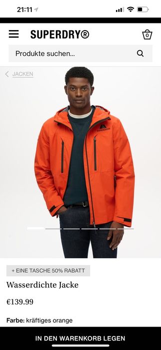 Geacă Superdry Mountain Performance – mărimea M – nouă, cu etichetă