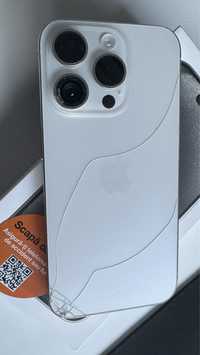iPhone 15 Pro 256gb - white, garantie (spate si camera fisurata)