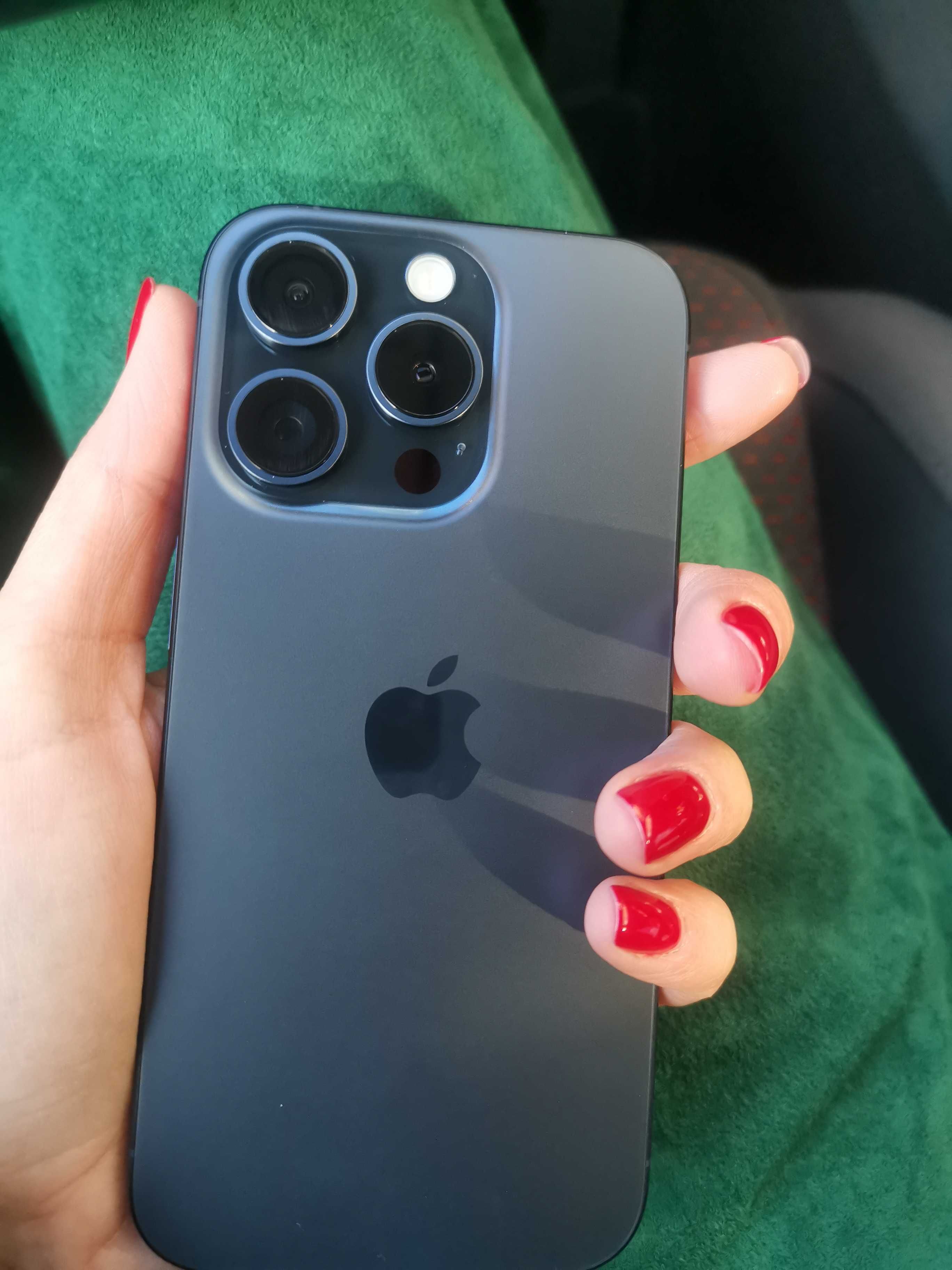 IPhone 15 Pro 256 GB Blue Titanium, гаранционен