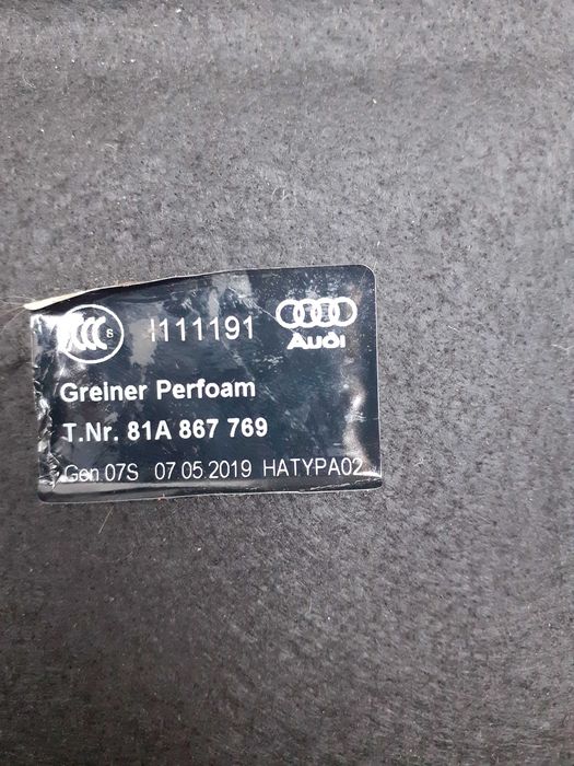 Polita portbagaj AUDI Q2,an 2016 - 2024
