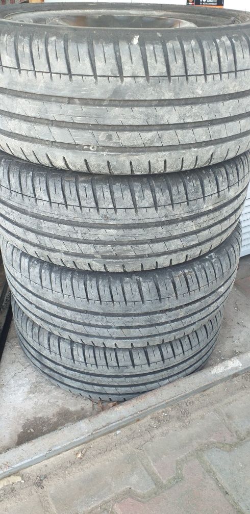 Jante 15" 4x108 cu anvelope vara Michelin 195/50/15