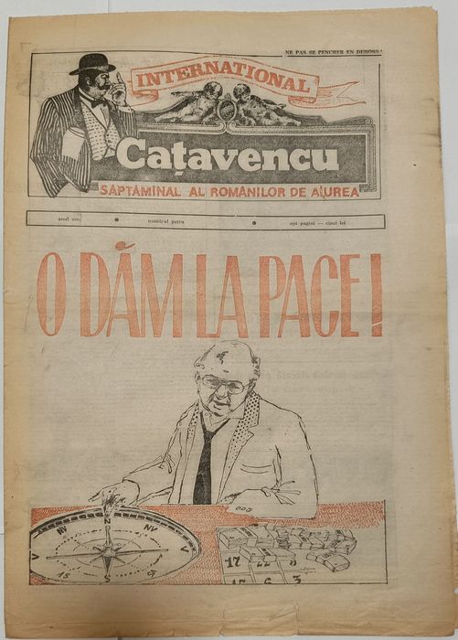 Lot Catavencu International - anul unu - ziare de colectie, presa sati