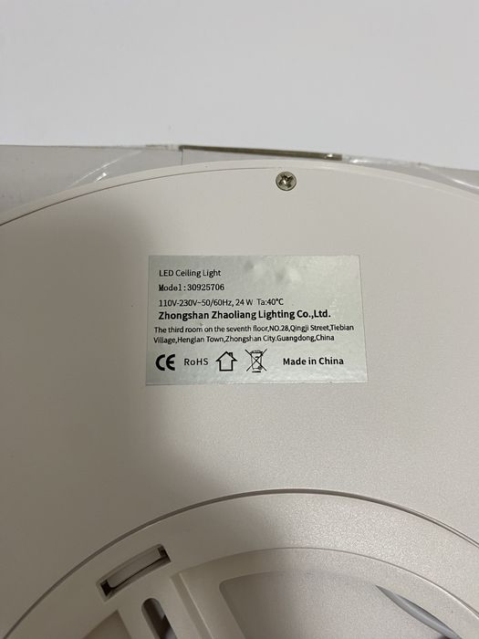 Lustra Plafonieră LED rotundă Noua