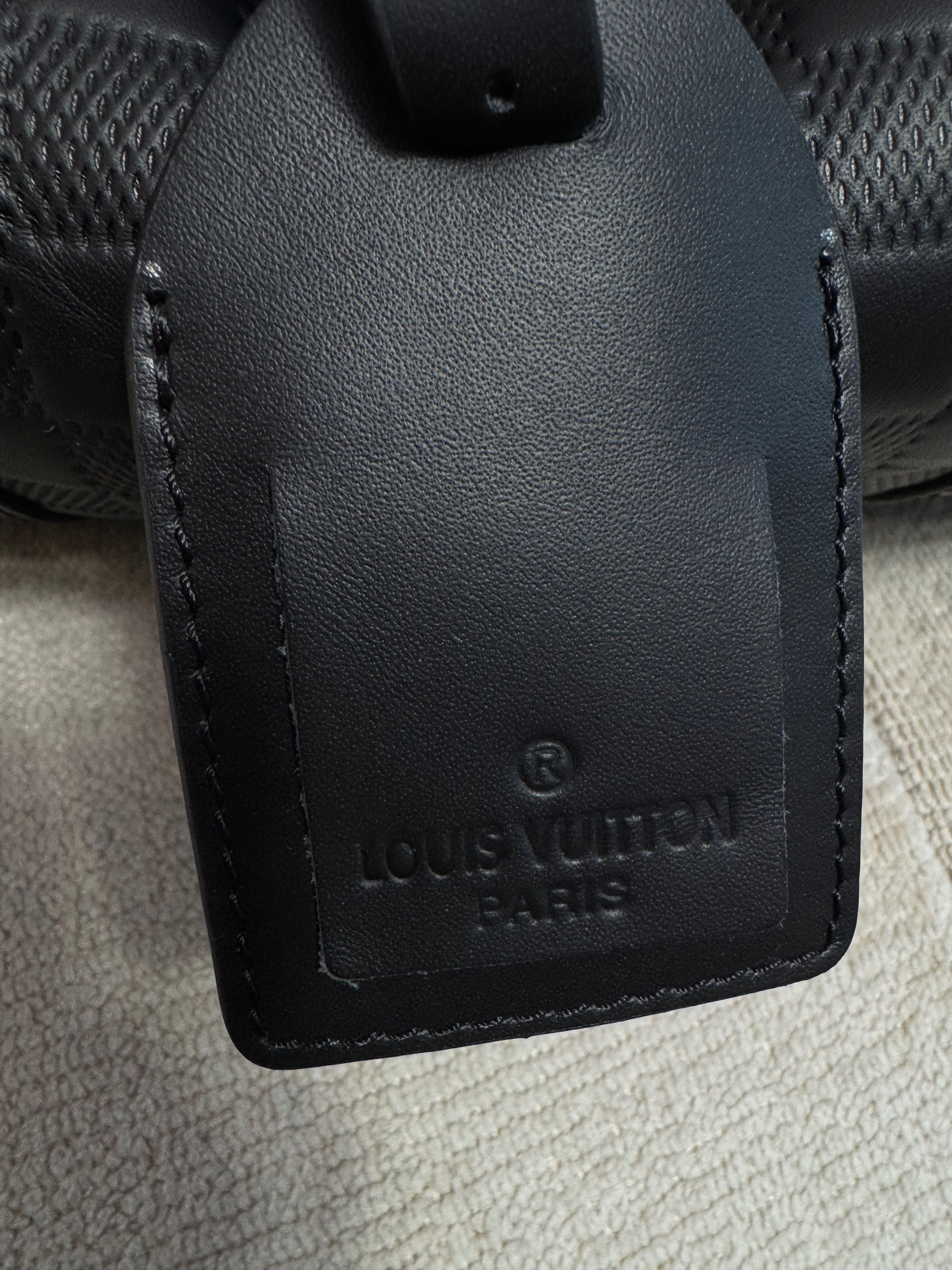 Louis Vuitton-Чисто нов оригинален мъжки кожен сак 56 см