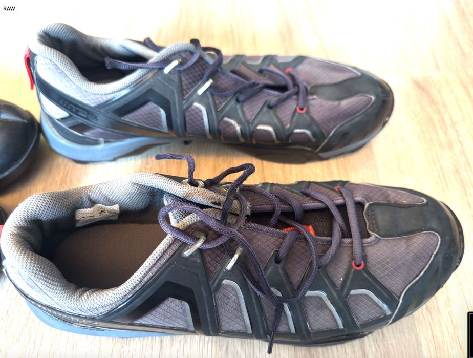 Pantofi MTB ciclism Shimano si Rockrider măsură 46