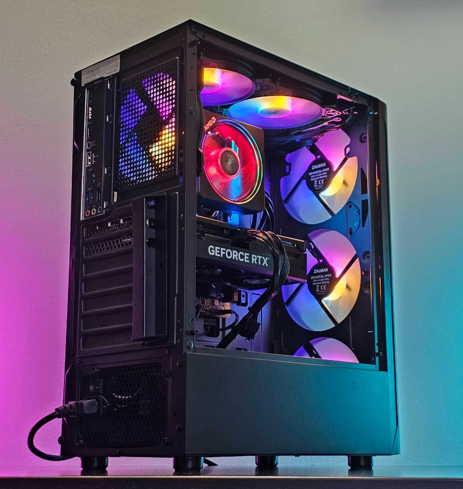 RTX 4070 12GB/Ryzen 7500F/RAM 32GB/SSD 1TB/Чисто Нов+Гаранция!