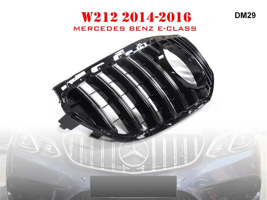 Grila Frontala AMG Sport Neagra Tip GT Mercedes E W212 14-16 AMG