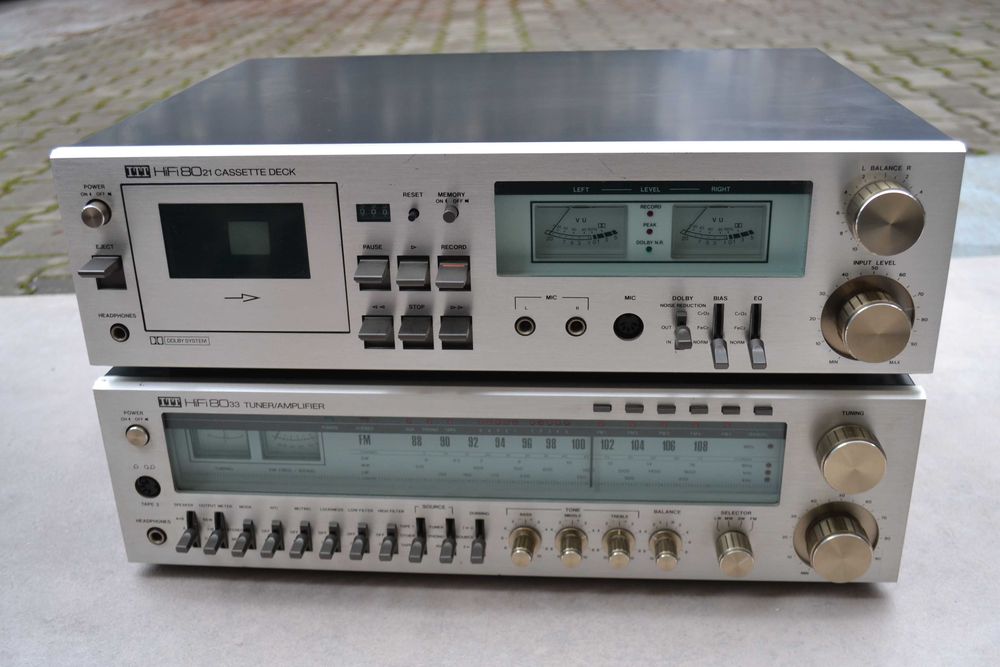 Amplificator ITT HIFI 8033 si Deck ITT HIFI 8021