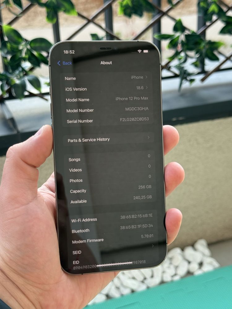 iPhone 12 Pro Max – Graphite, 256 GB