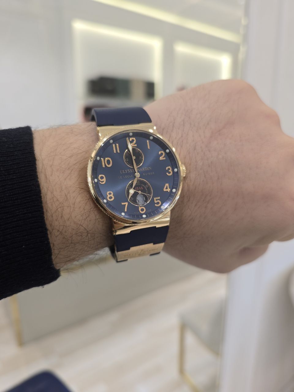 Золотые Ulysse nardin Оригинал