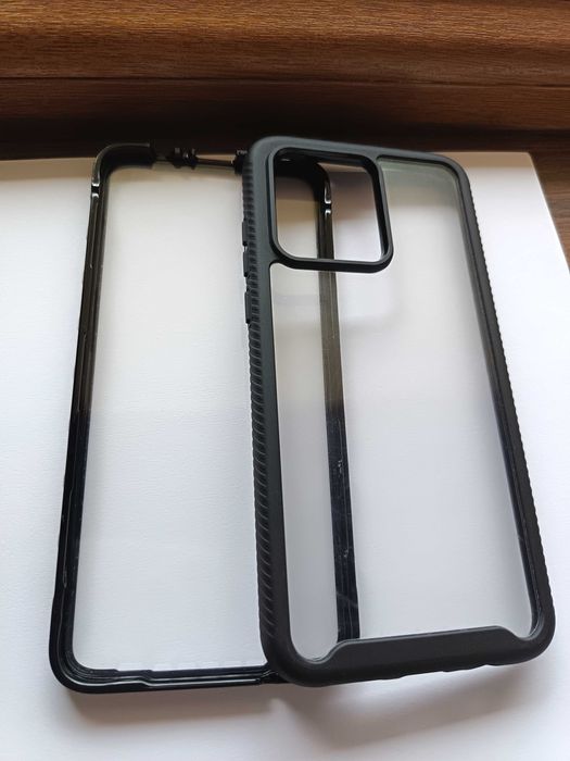 Husă tip carcasa 360 gr. pentru  Motorola Moto G84, neagră