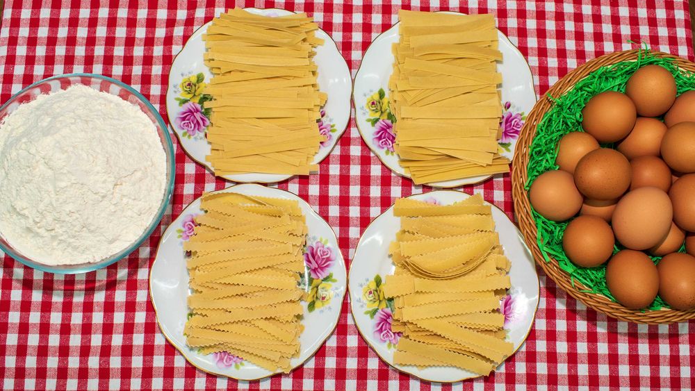 Taitei si paste de casa cu oua