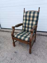 Старинно дъбово релакс кресло внос Холандия