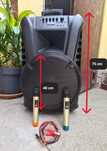 Boxa portabila Kruger&Matz, bluethooth, tuner, 2 microfoane wireless