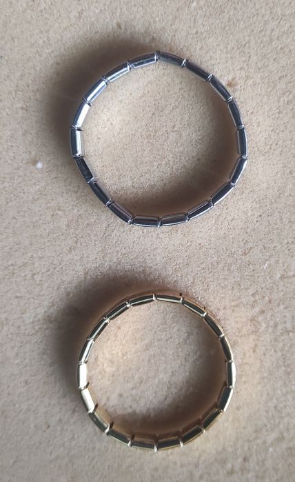 Класически модни мъжки гривни еластичния модел 2 броя10лв тънкия 5лв