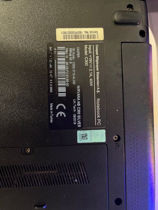 Лаптоп Casper от Турция